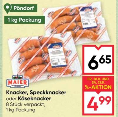 Maier Knacker, Speckknacker oder Käseknacker