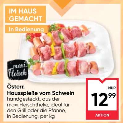 Österr. Hausspieße vom Schwein