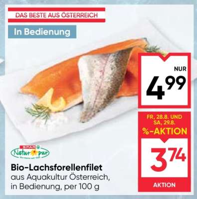 Bio-Lachsforellenfilet