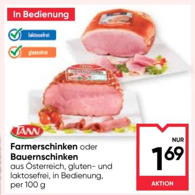 Farmerschinken oder Bauernschinken