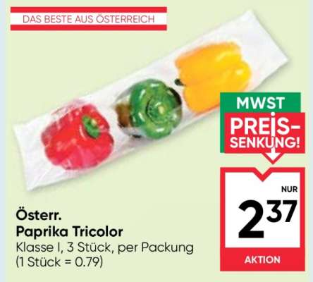 Österr. Paprika Tricolor