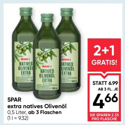 SPAR extra natives Olivenöl