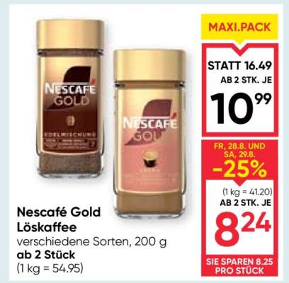 Nescafé Gold Löskaffee