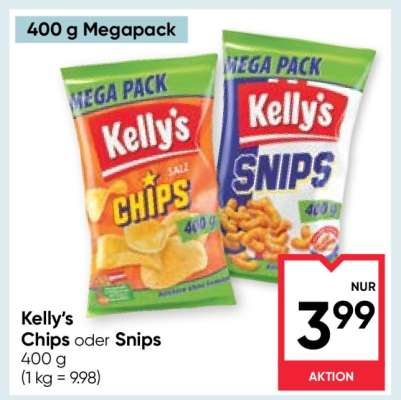 Kelly's Chips oder Snips