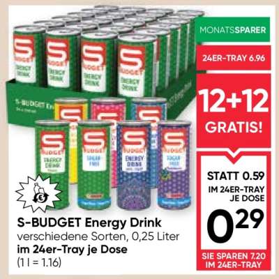 S-BUDGET Energy Drink