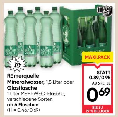 Roemerquelle Mineralwasser