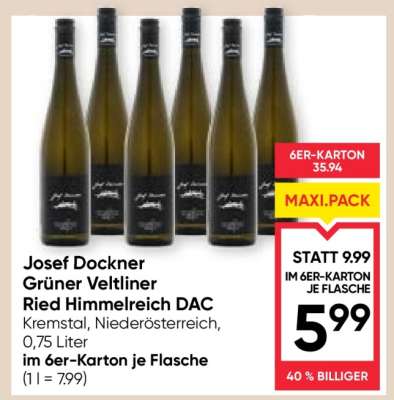 Josef Dockner Grüner Veltliner Ried Himmelreich DAC