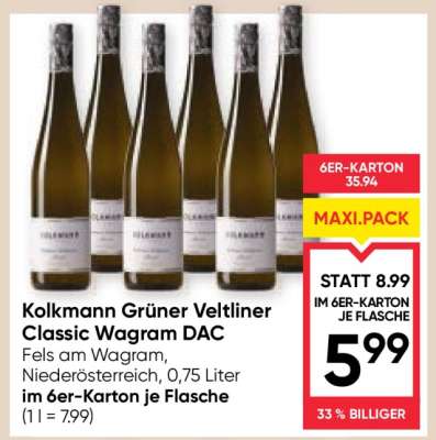 Kolkmann Grüner Veltliner Classic Wagram DAC