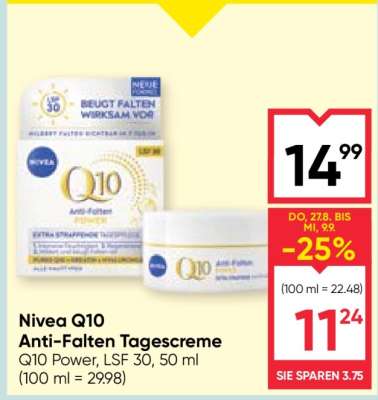 Nivea Q10 Anti-Falten Tagescreme