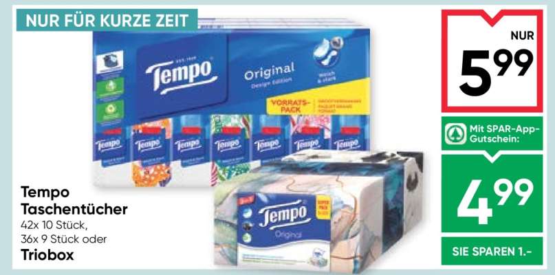 TEMPO TASCHENTÜCHER