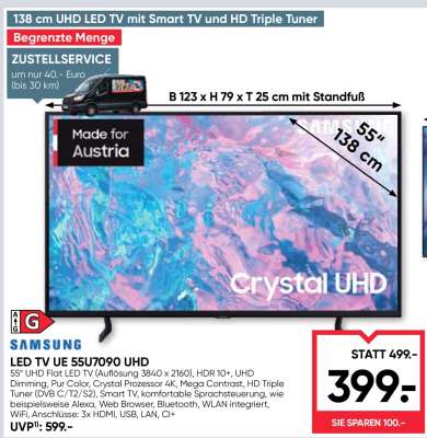 LED TV UE 55U7090 UHD