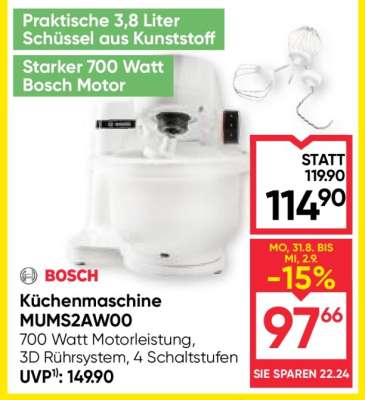 Küchenmaschine MUMS2AW00