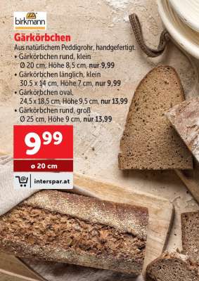 Gärkörbchen rund, klein