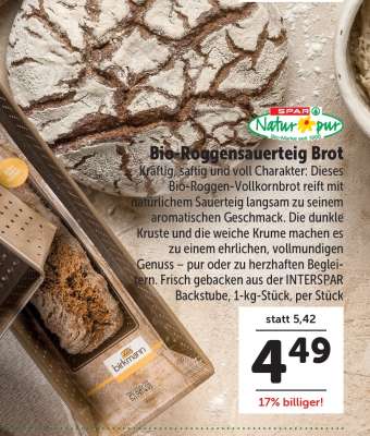 Bio-Roggensauerteig Brot