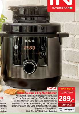 Tefal Turbo Cuisine & Fry Multikocher