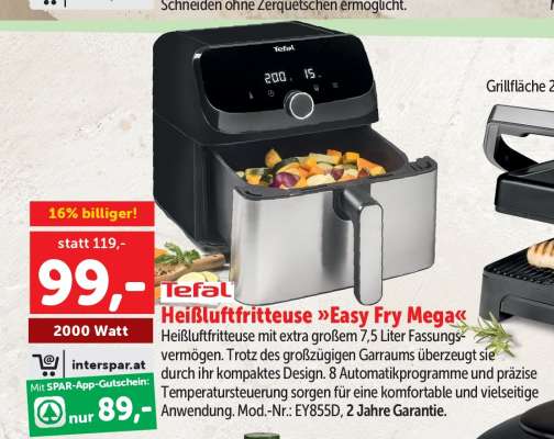 Tefal Heißluftfritteuse »Easy Fry Mega«