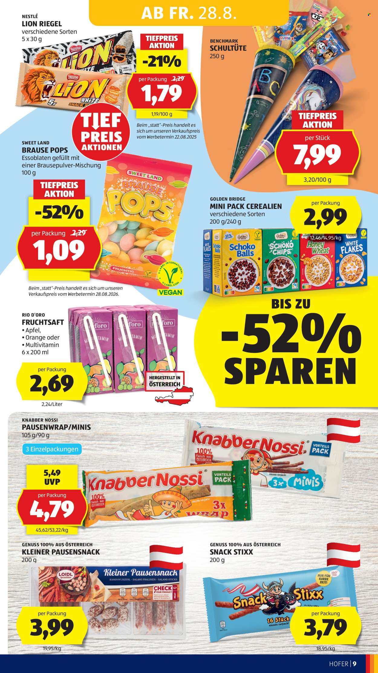 Angebote Hofer - 28.8.2026 - 3.9.2026. Seite 19