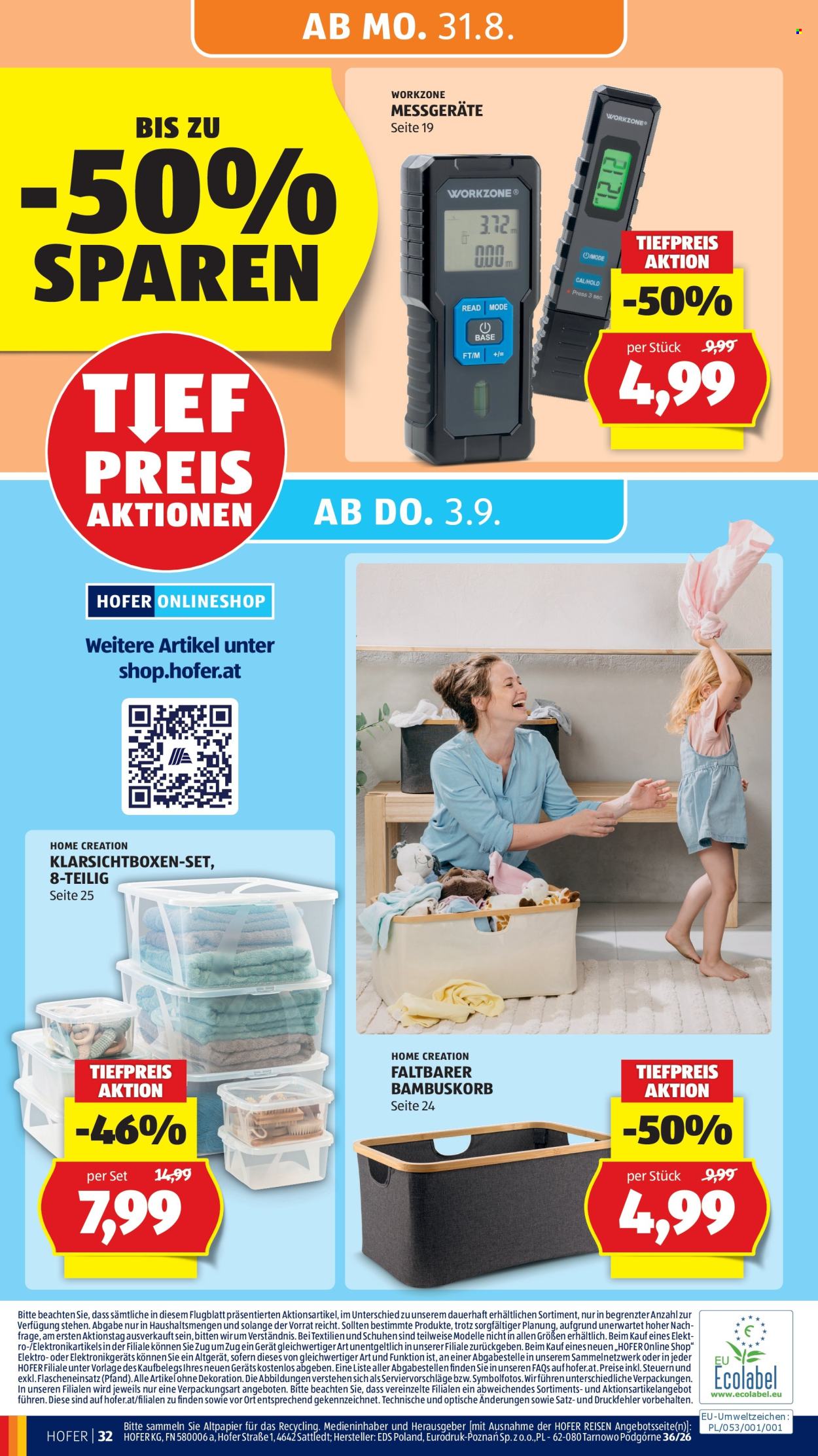 Angebote Hofer - 28.8.2026 - 3.9.2026. Seite 45