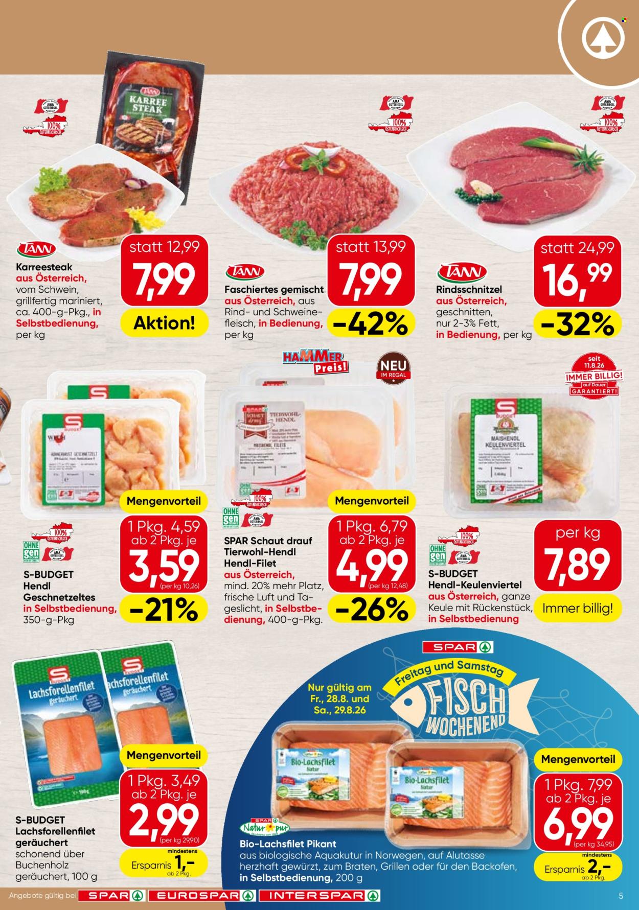 Angebote SPAR - 27.8.2026 - 9.9.2026. Seite 5