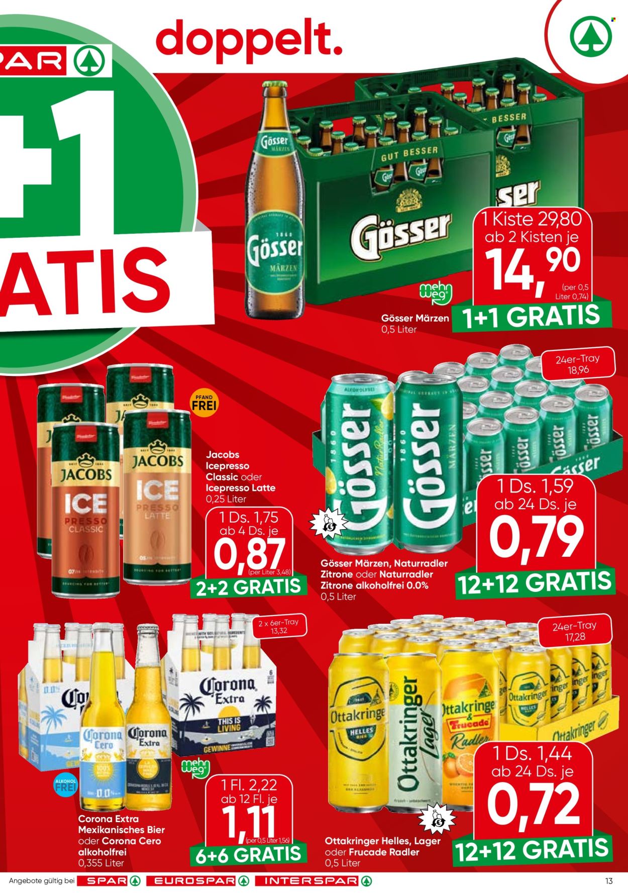 Angebote SPAR - 27.8.2026 - 9.9.2026. Seite 13