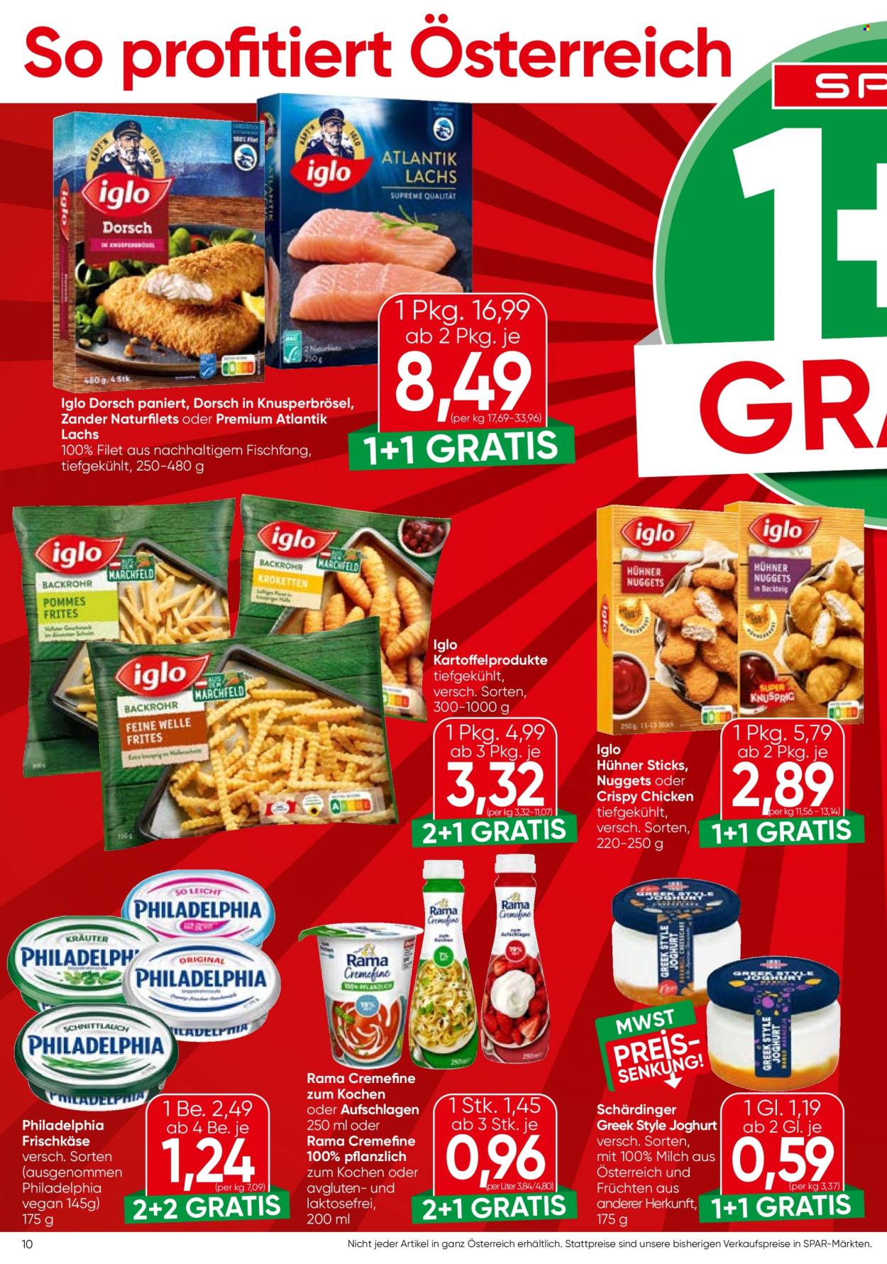 Leták INTERSPAR - 27.8.2026 - 9.9.2026. Strana 10