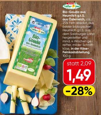 Bio-Gouda aus Heumilch g.t.S.