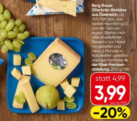 Berg Bauer Zillertaler Almkäse