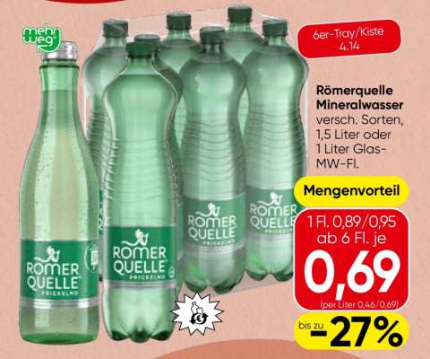 Roemerquelle Mineralwasser