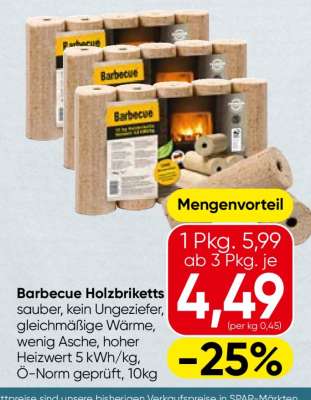 Barbecue Holzbriketts