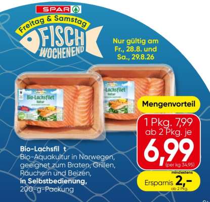 Bio Lachsfilet