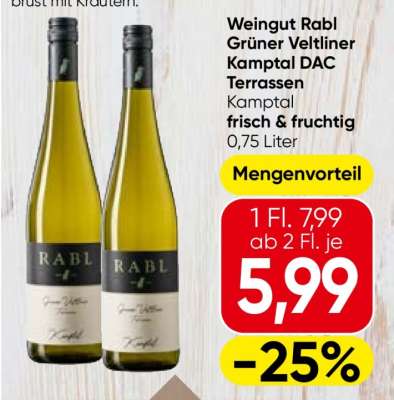 Weingut Rabl Grüner Veltliner Kamptal DAC Terrassen