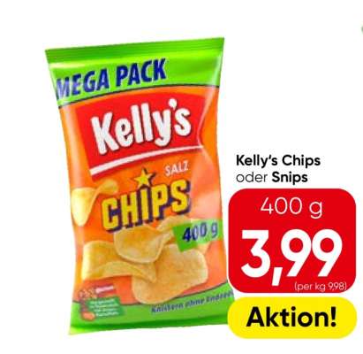 Kelly's Chips oder Snips