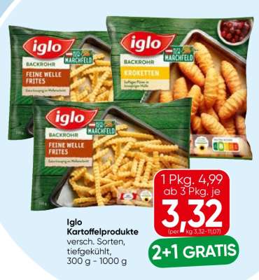 iglo Kartoffelprodukte