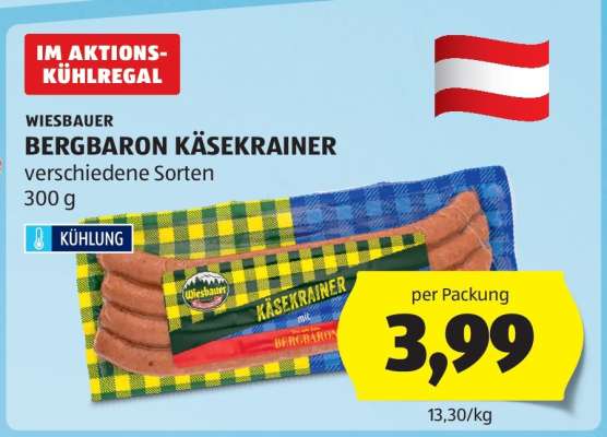 WIESBAUER BERGBARON KÄSEKRAINER