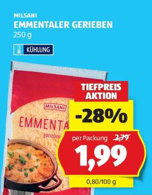 MILSANI EMMENTALER GERIEBEN