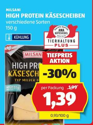 MILSANI HIGH PROTEIN KÄSESCHEIBEN