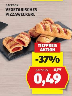 VEGETARISCHES PIZZAWECKERL