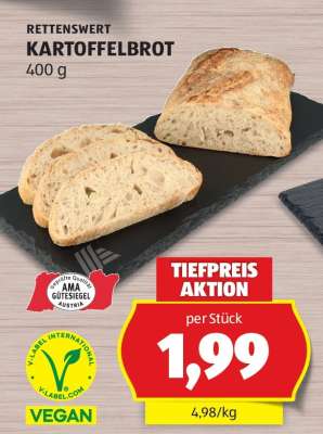 RETTENSWERT KARTOFFELBROT