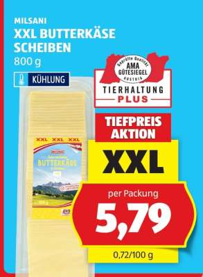 XXL BUTTERKÄSE SCHEIBEN