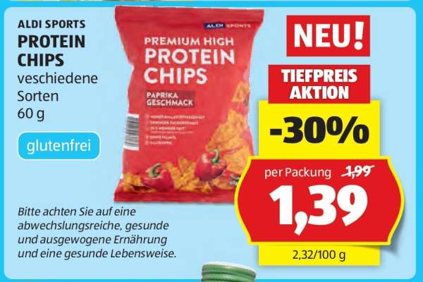 ALDI SPORTS PROTEIN CHIPS