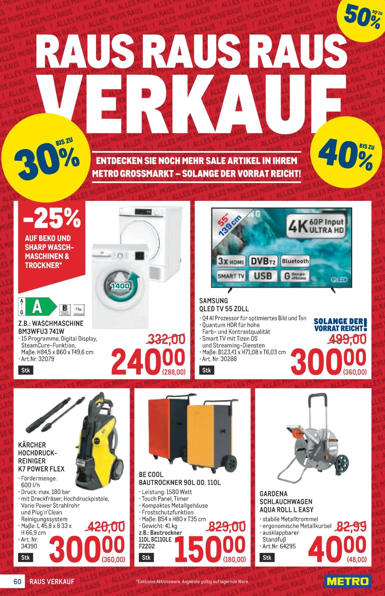 Angebote Metro - 3.9.2026 - 16.9.2026. Seite 60