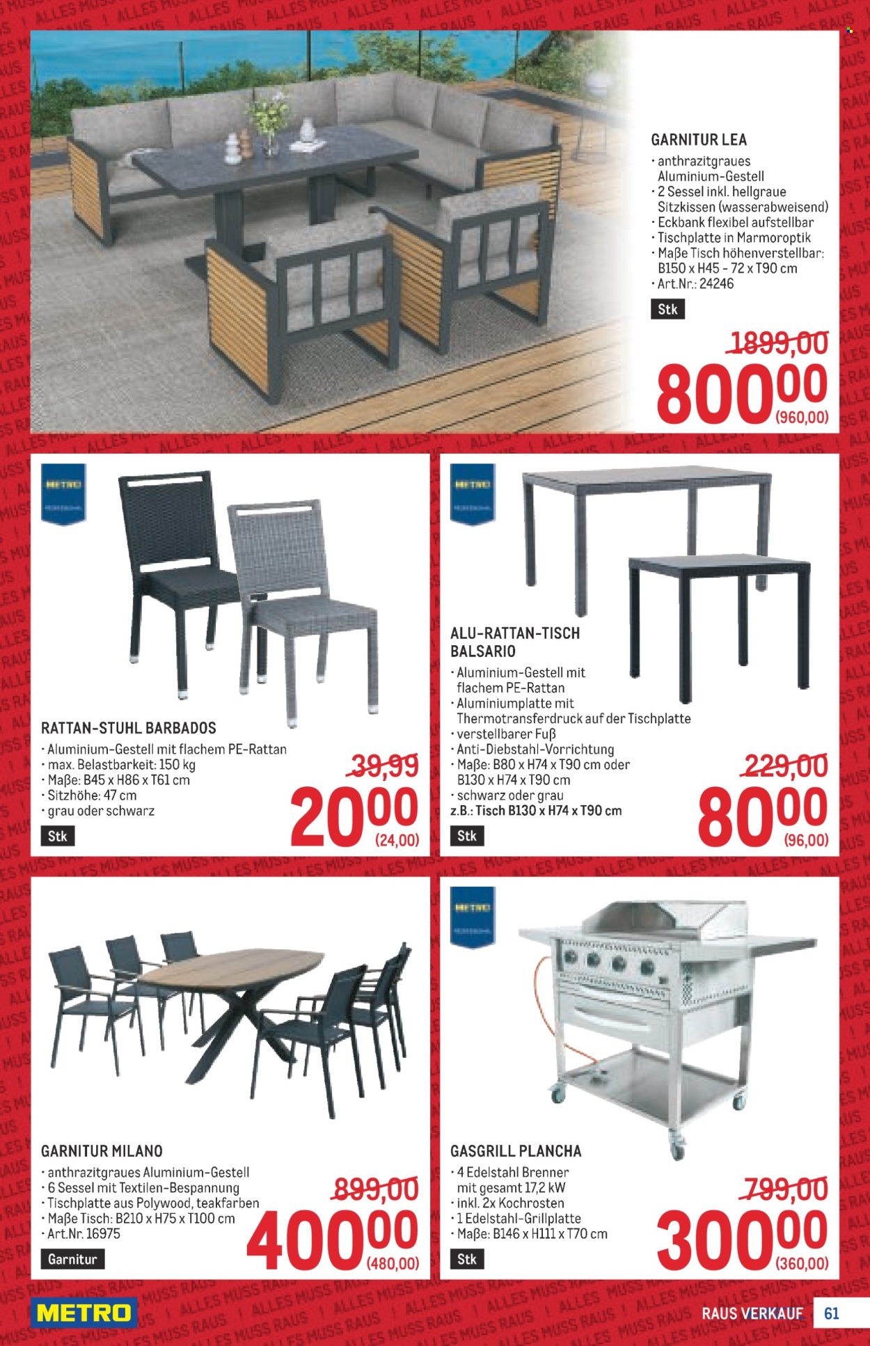Angebote Metro - 3.9.2026 - 16.9.2026. Seite 61