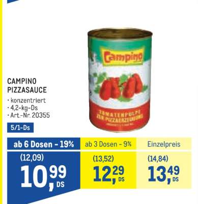 CAMPINO PIZZASAUCE