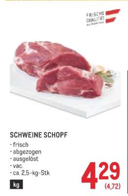 Schweine Schopf