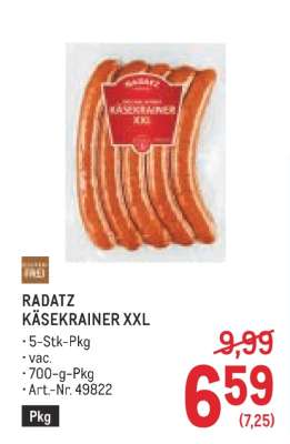 RADATZ KÄSEKRAINER XXL