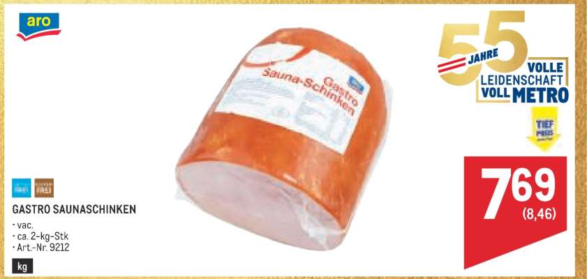 Gastro Saunaschinken