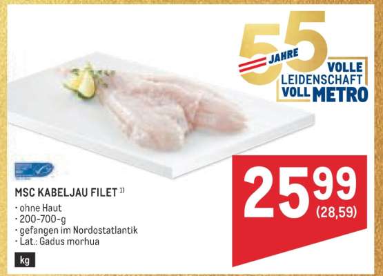 MSC KABELJAU FILET