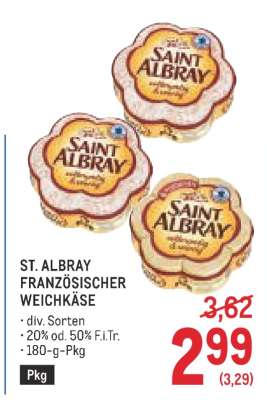 ST. ALBRAY FRANZÖSISCHER WEICHKÄSE
