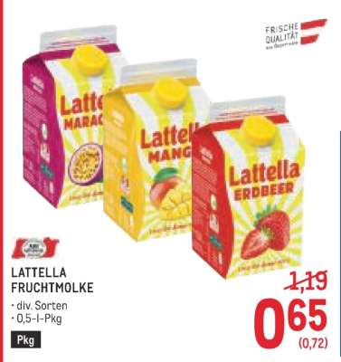 Lattella Fruchtmolke