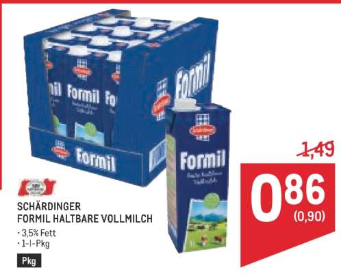 Schärdinger Formil Haltbare Vollmilch